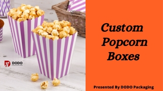 Top Quality Custom Printed Popcorn boxes | Food packaging