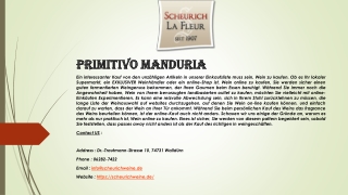 Primitivo Manduria