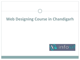 Web Designing Course in Chandigarh | INFOSIF