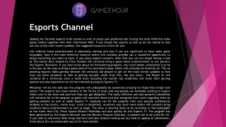 Esports Gaming Channel