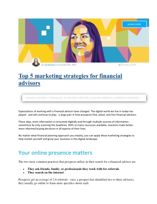 CRM for financial advisors