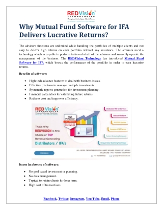 Why Mutual Fund Software for IFA set up Communication with Clients?