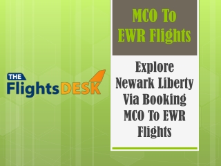MCO To EWR Flights