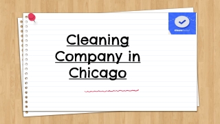 The Best Cleaning Company in Chicago