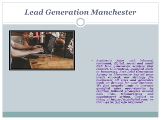 Leads Generation Manchester