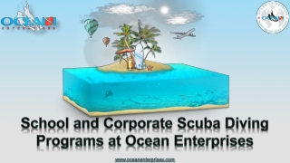 School and Corporate Scuba Diving Programs at Ocean Enterprises