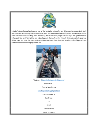 Sportfishing San Diego | Colettasportfishing.com