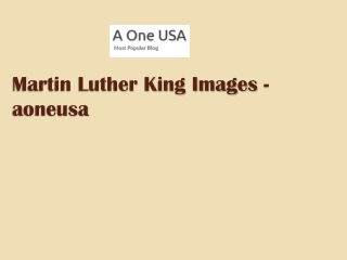 Martin Luther King Images - aoneusa