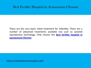 Best Fertility Centre in Ayanavaram Chennai