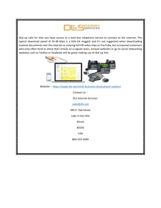 Cloud Phone System | DLS Internet Services