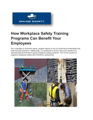 Chainsaw Safety Training Course | Onlinesafetytraining.ca