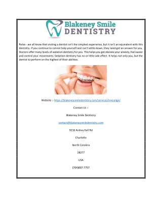 Invisalign Service In Charlotte NC | Blakeneysmiledentistry.com