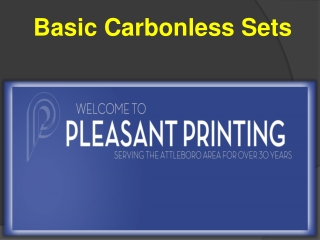 Basic Carbonless Sets