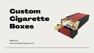 Order Custom Printed Cigarette Boxes With Logo | Retail Packaging