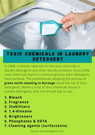 Toxic Chemicals in Laundry Detergent