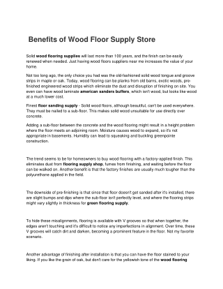 Visit Best Flooring Supply Shop is Quality Items - Greenpointe