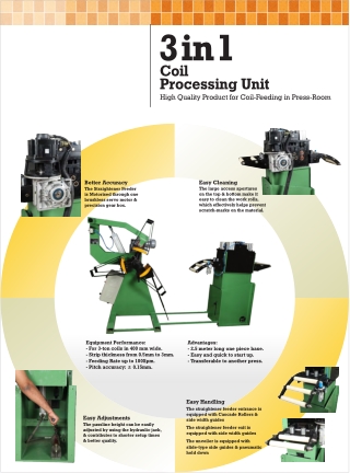 3 IN 1 Coil Processing Unit