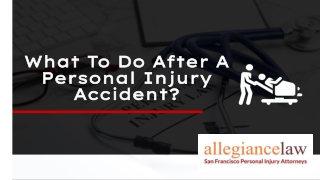 What To Do After A Personal Injury Accident?