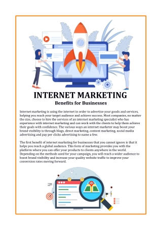 Internet Marketing Benefits for Businesses