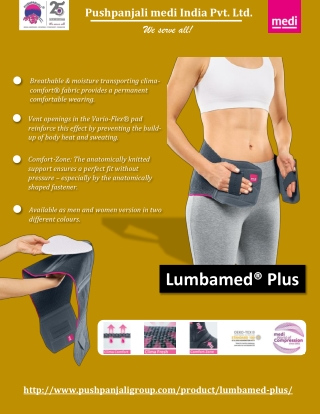 Lumbamed® Plus | Spine Orthosis | Pushpanjali  medi India Pvt Ltd