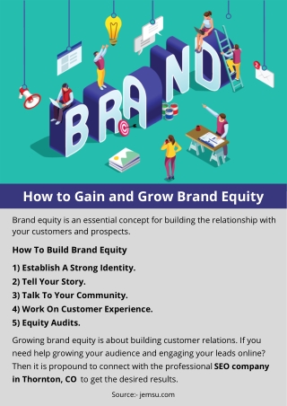 How to Gain and Grow Brand Equity