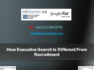 How Executive Search Is Different From Recruitment?