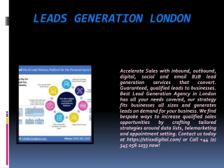 Leads Generation London