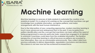 Machine Learning Development Services