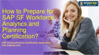 How to Prepare for SF WFA / WFP (C_THR89_2011) Certification Exam