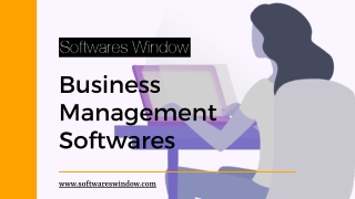 Business Management Softwares in India - Softwares Window