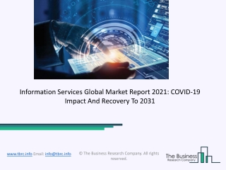 (2021-2031) Information Services Market Size, Share, Growth And Trends
