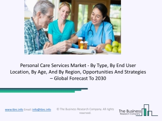 Personal Care Services Market Size, Growth, Opportunity and Forecast to 2030