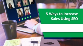 5 Ways to Increase Sales Using SEO