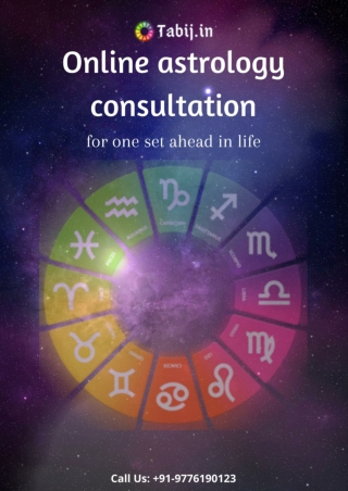 Online astrology consultation for one set ahead in life