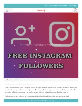 How to Get More Instagram Followers in 2021