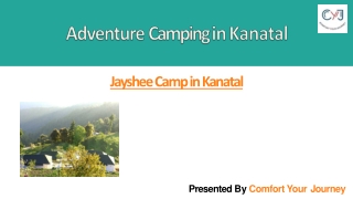 Kanatal Camps Packages – Family Outing in Jayshee Camp Kanatal