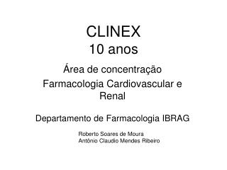 CLINEX 10 anos