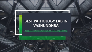 Best pathology lab in vashundhra