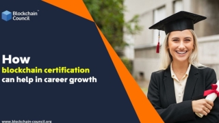 How Blockchain Certification can be Helpful in Career