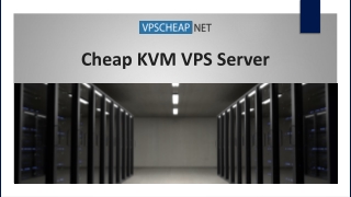 Cheap KVM VPS Server