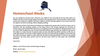 Homeschool Alaska