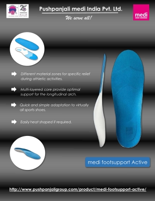 medi footsupport Active | Pushpanjali medi India Pvt Ltd