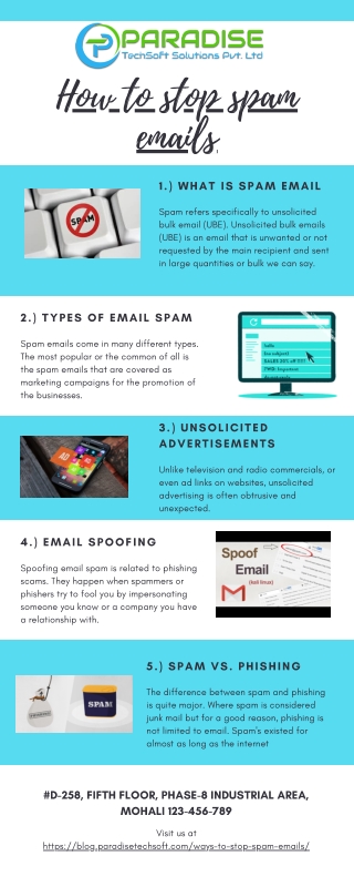 How to stop spam emails