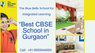 Pre Primary School in Gurgaon | Nursery School | The Blue Bells School