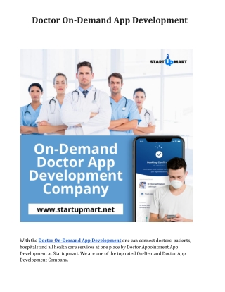 Do You Want to Develop a Telemedicine App Like On-Demand Doctor App?