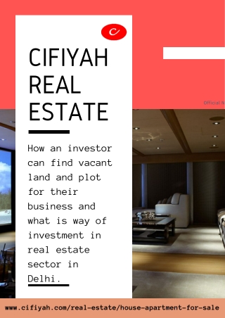 How real estate investor can get profit if they buy a plot in Delhi?