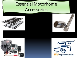 Essential Motorhome Accessories