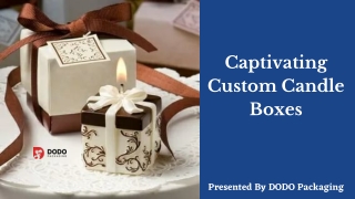 Order Fine Quality Custom Printed Candle Boxes | Custom Packaging!