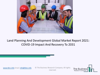 Land Planning And Development Market Growth Analysis, Latest Trends And Business Opportunity 2021 To 2031