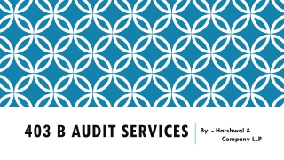 403B & 401K Audit Services | Employees Benefits Plan Audit Services – HCLLP